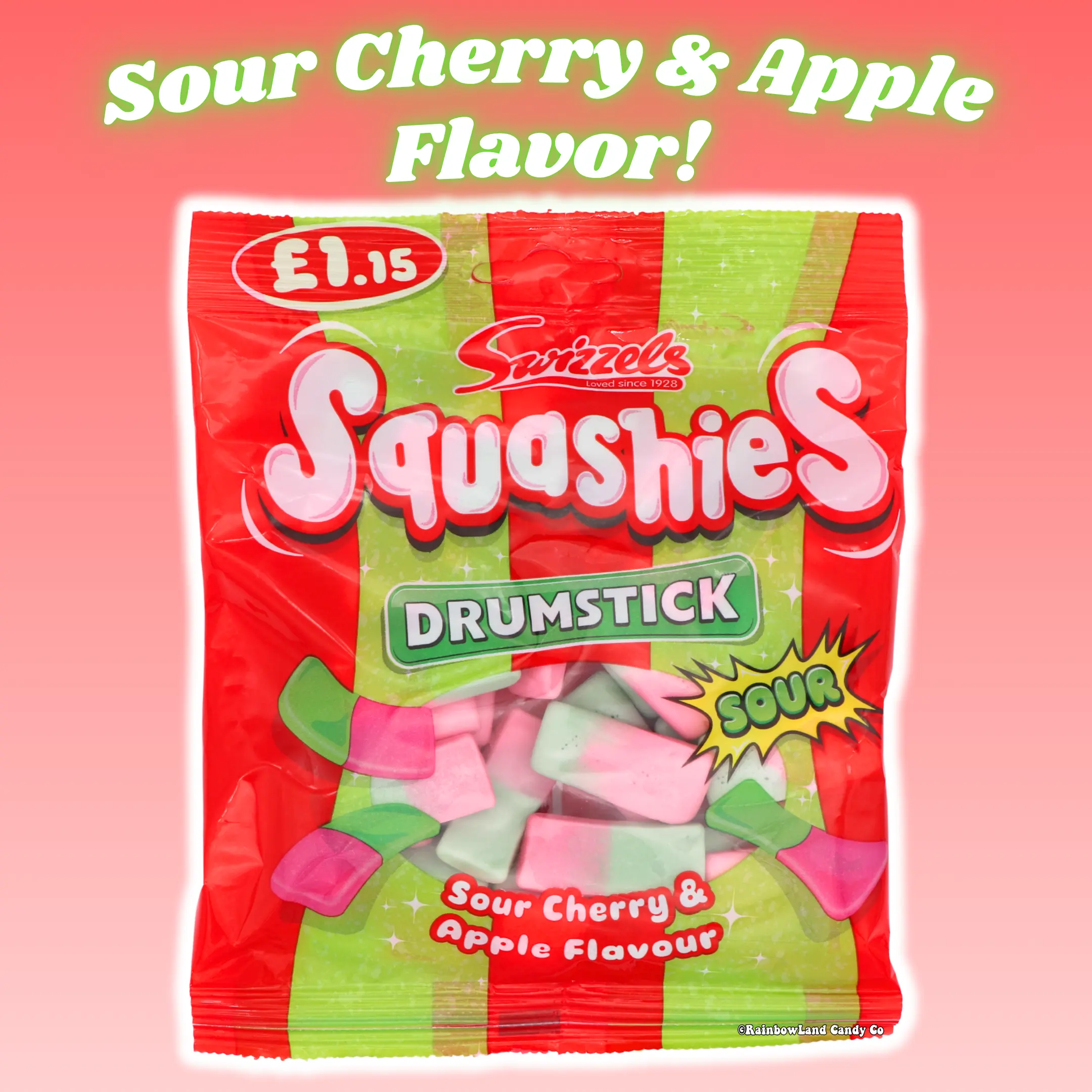 Swizzels Squashies Sour Cherry & Apple | Imported UK Candy Swizzels Squashies Sour Cherry & Apple | Imported UK Candy
