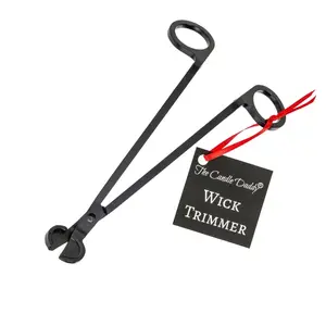 Matte Black Candle Wick Trimmer for Home and Kitchen