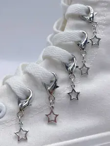 5pcs Hollow Out Small Star Shoe Buckles, Fashion Y2K Style, Trendy Accessory for Shoes, Shoe Accessories, Perfect for Stylish, Unique Design