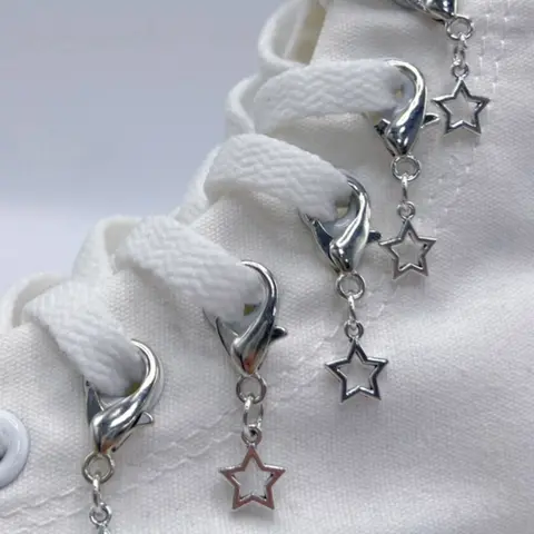 5pcs Hollow Out Small Star Shoe Buckles, Fashion Y2K Style, Trendy Accessory for Shoes, Shoe Accessories, Perfect for Stylish, Unique Design