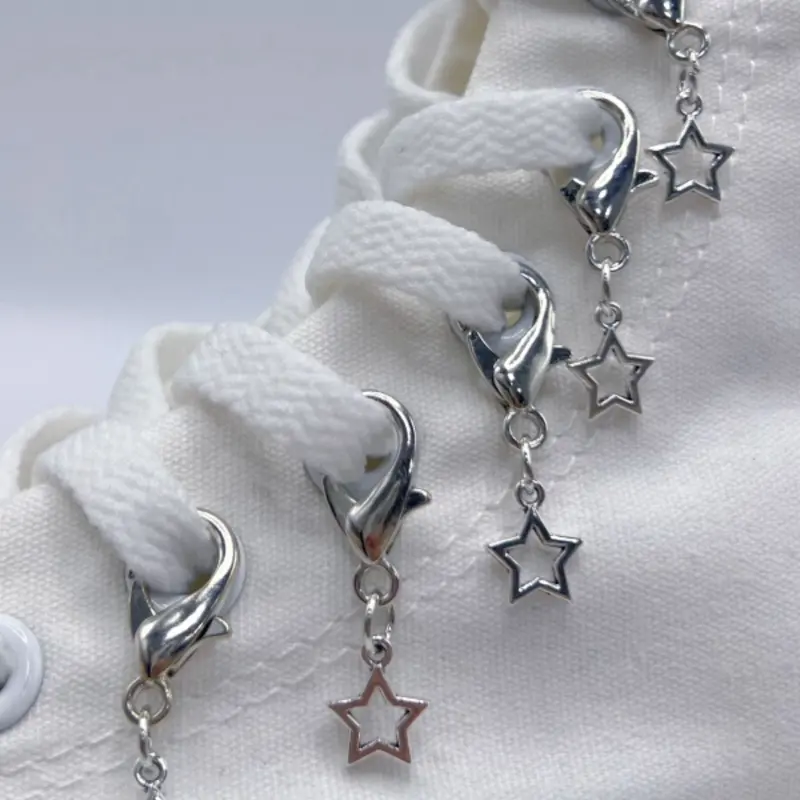 5pcs Hollow Out Small Star Shoe Buckles, Fashion Y2K Style, Trendy Accessory for Shoes, Shoe Accessories, Perfect for Stylish, Unique Design