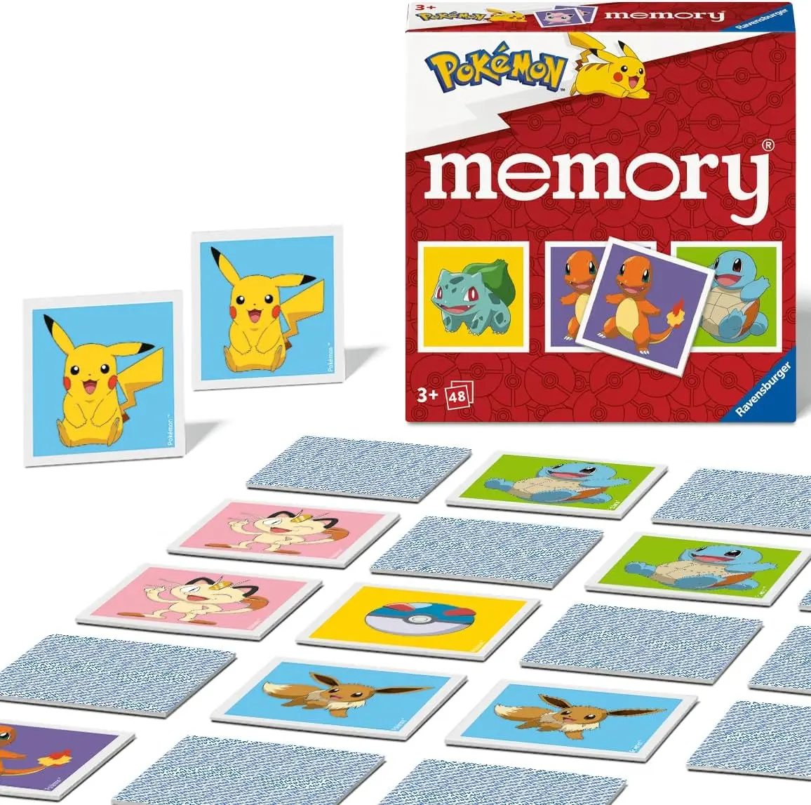 Ravensburger Pokemon Mini Memory Game for Ages 3+ - 2 to 6 Players
