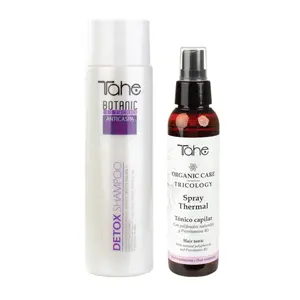 Tahe Kit - Detox Anti-Dandruff Shampoo 300ml + Organic Care Tricology Spray Thermal Hair Tonic 125ml
