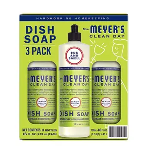 Mrs. Meyer's Clean Day Liquid Dish Soap - Lemon Verbena Scent, 3 pk./16 oz.