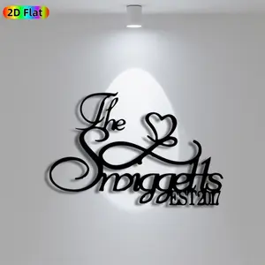 1pc Romantic Heart & "The Smugglers" Text Metal Wall Art, Romantic Heart & "The Smugglers" Text Statue Mural, Iron Craft, Perfect for Bedroom, Boudoir, Love Alcove Decor, Artistic Metalwork,Valentine's Decor, Ideal Gift for Love Enthusiasts
