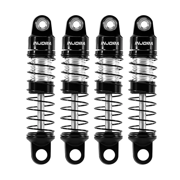 INJORA Aluminum 26mm Oil Shocks for 1/30 Axial SCX30 Upgrade, 1g/Each(Black Silver) INJORA Aluminum 26mm Oil Shocks for 1/30 Axial SCX30 Upgrade, 1g/Each(Black Silver)