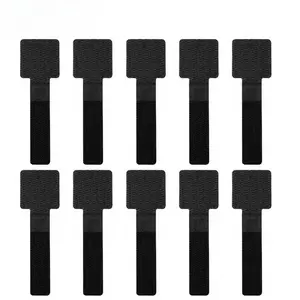 10pcs self-adhesive cable clips, cable management fasteners, multifunctional cable organizer, home storage for desktop, office, bedroom, and living room