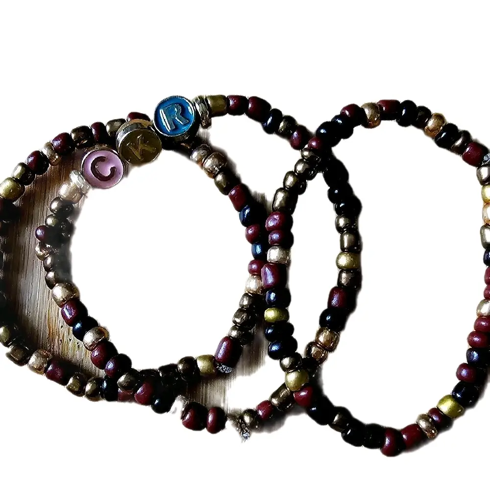 F*CK IT Collection Bracelets - Multi-Colored Beaded Design with Various Charms and Decorative Elements