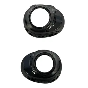 Same as OEM Replacement for Bose SoundSport Wireless Free Main Plastic Housing Shell Frame Top Rubber + Plastic [Left + Right Side] (Black) - Parts