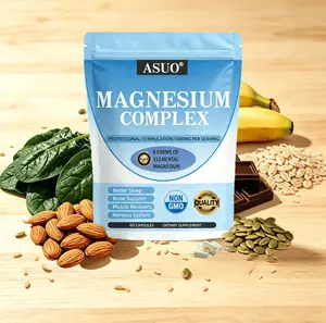 ASUO Magnesium Complex 8 Essential Magnesium Supplement 1000mg Dietary