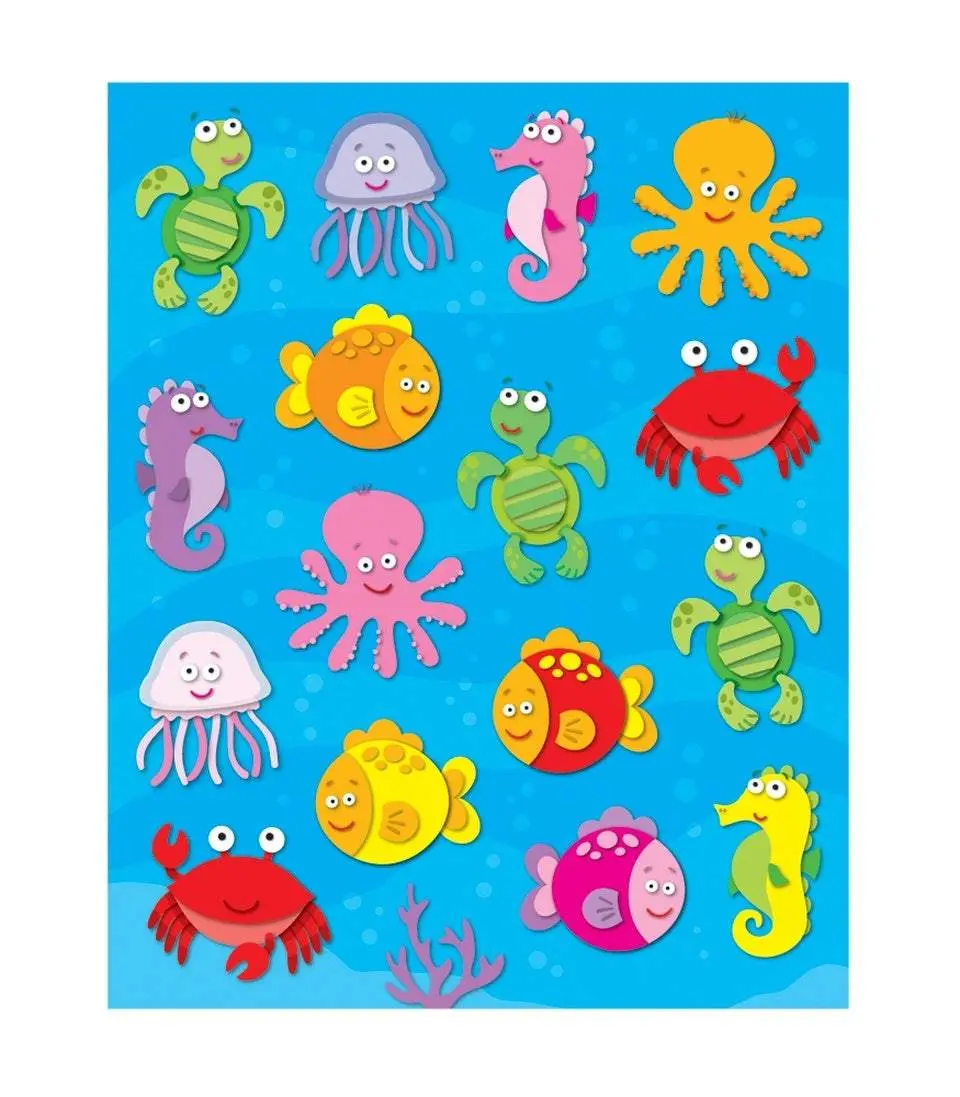 Sea Life Shape Stickers Sea Life Shape Stickers