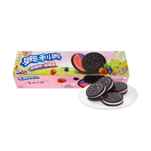 OREO Blueberry & Raspberry Cream Oreos - Chocolate Sandwich Cookies, 3.42oz