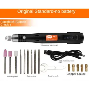 Mini Electric Rotary Drill Tool Set, 30W Power Speed-Adjustable Engraving Tool with High RPM for Polishing Surfaces