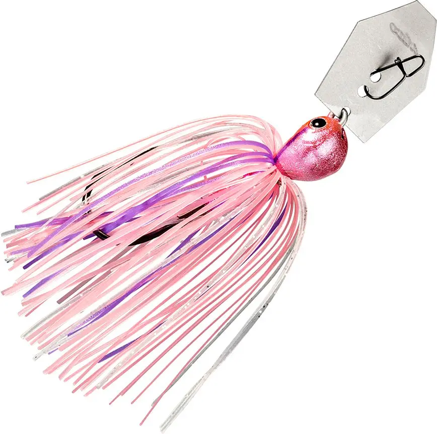 Z-Man ChatterBait Jack Hammer Bladed Bass Jig Lure - 1/2 oz Artificial Outdoor Fishing Equipment, Heavy Wire Hook, Flat Groove, Grooved Bottom Hold, Low CG Tackle for Bass Angling