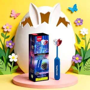 AMOS TastySounds Wireless Audio Lollipop – Blackberry Flavor, Bone Conduction Music Candy, Rechargeable Singing Lollipop, Listen Through Your Mouth Novelty Gift Pre-Sale