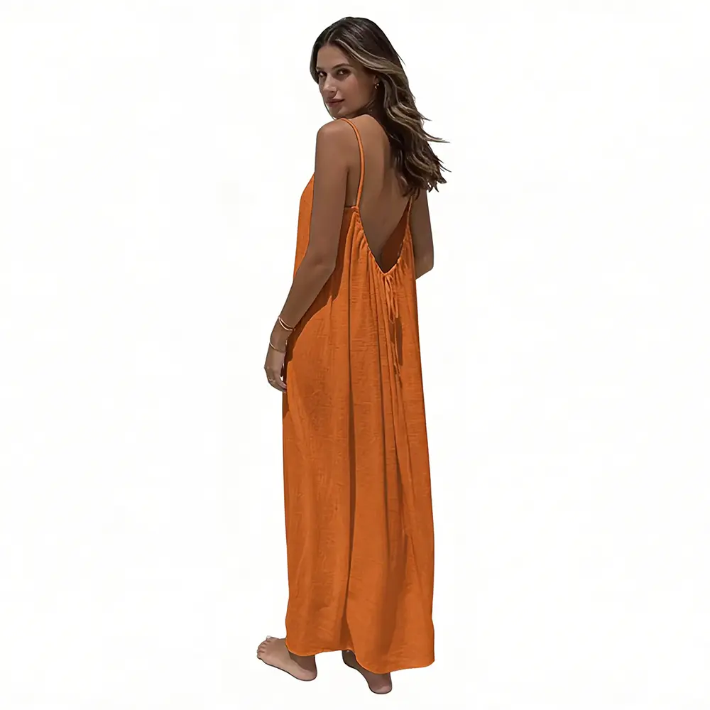Natural Life Dresses, Women's Open Back Spaghetti Strap Beach Maxi Dress Loose Flowy Vacation Sundress, Valentine's Day - TikTok Shop Natural Life Dresses, Women's Open Back Spaghetti Strap Beach Maxi Dress Loose Flowy Vacation Sundress, Valentine's Day - TikTok Shop