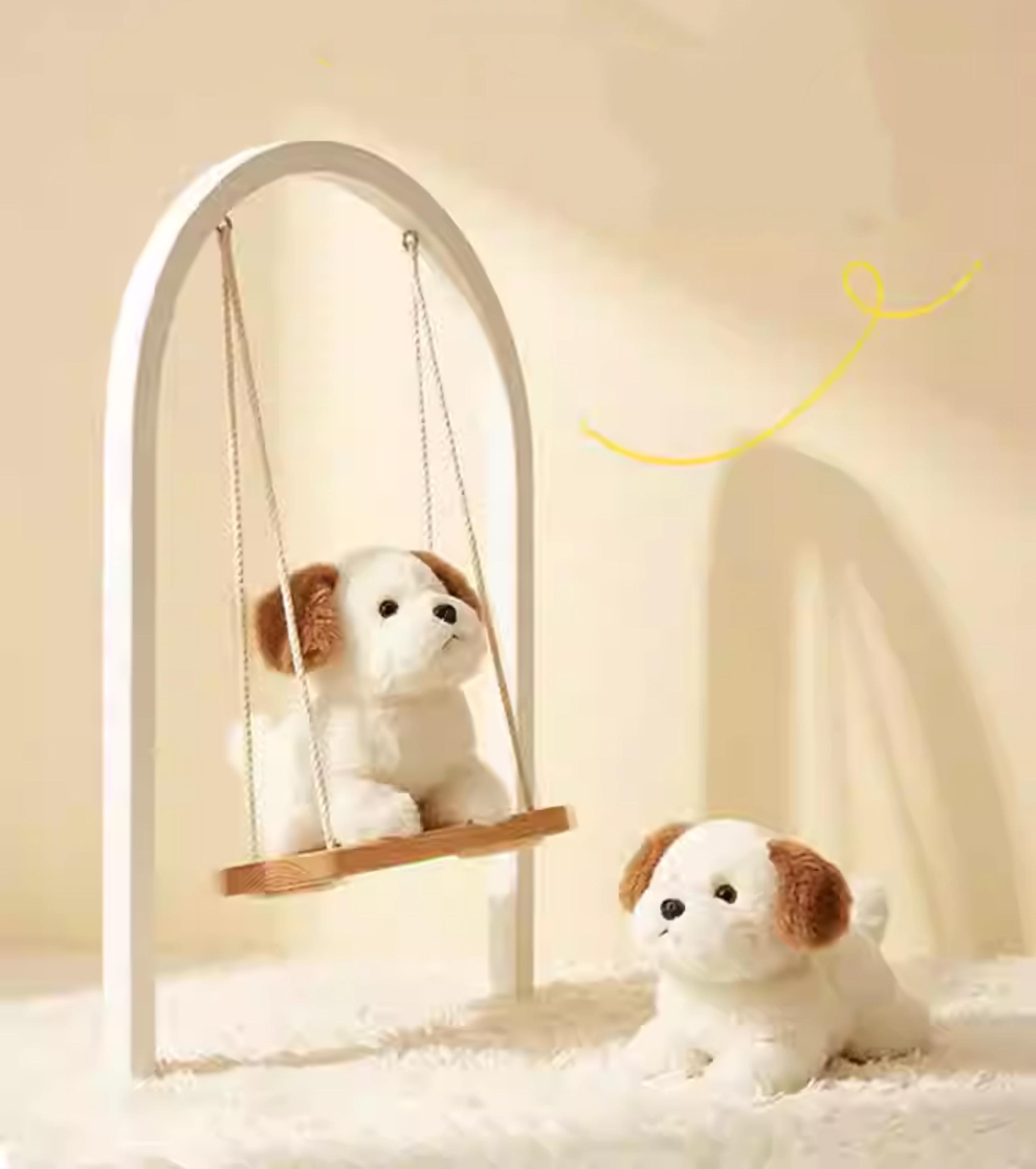 MINISO Sassy Puppy Plush Toy, Super Soft and Skin-Friendly, Cute Stuffed Animal with Attitude, Perfect Cuddle Buddy for Kids and Adults,Holiday Gift Birthday Gift Children's Day Gift(1pc)