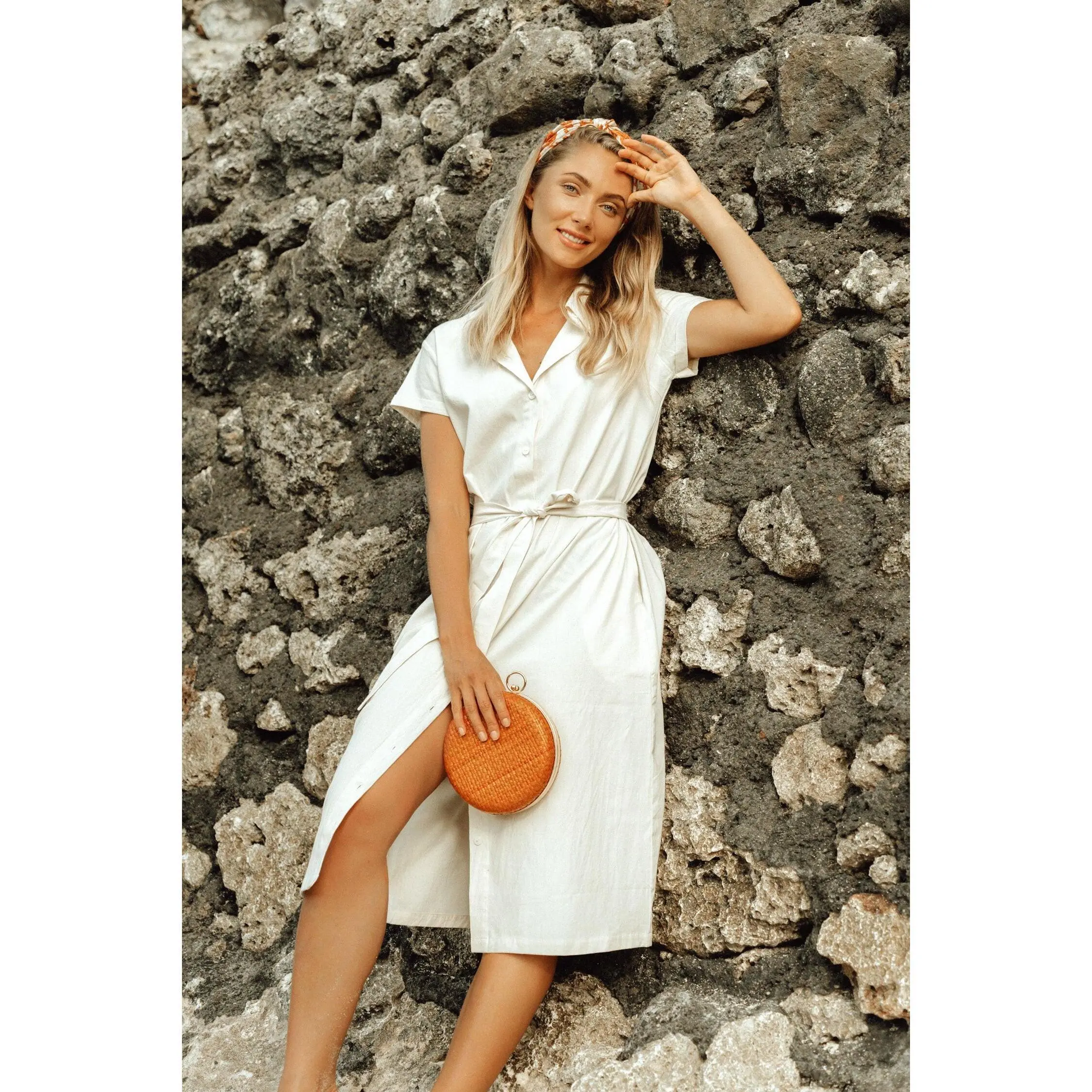 Safari Linen Midi Dress In Off White Casual Comfort Casual Comfort Cotton Shirt Cotton Shirt hillhouse - TikTok Shop Safari Linen Midi Dress In Off White Casual Comfort Casual Comfort Cotton Shirt Cotton Shirt hillhouse - TikTok Shop