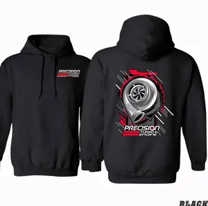 Precision Turbo Engine Graphic Hoodie High-boost Streetwear for Car Enthusiasts Custom Builders Performance Obsessed Petrolheads Tuners Racers Mechanics Bold Automotive Unisex Fit