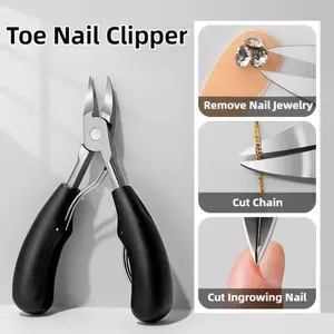 Nail Clippers Ingrown Toenail Podiatry Correction Nippers Cuticle Cutters Cut Paronychia Pedicure Manicure Hand Foot Care Tool Cut Ingrowing Nail Nail Care Metal Nail Trimmer