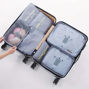 7pcs Organizer Storage Bag Thick Zip Storage Bag Multipurpose Storage Bag Travel Bag，Help You Pack Your Travel Bags So You Can Fit More Stuff in Your Suitcase Zipper Pouches