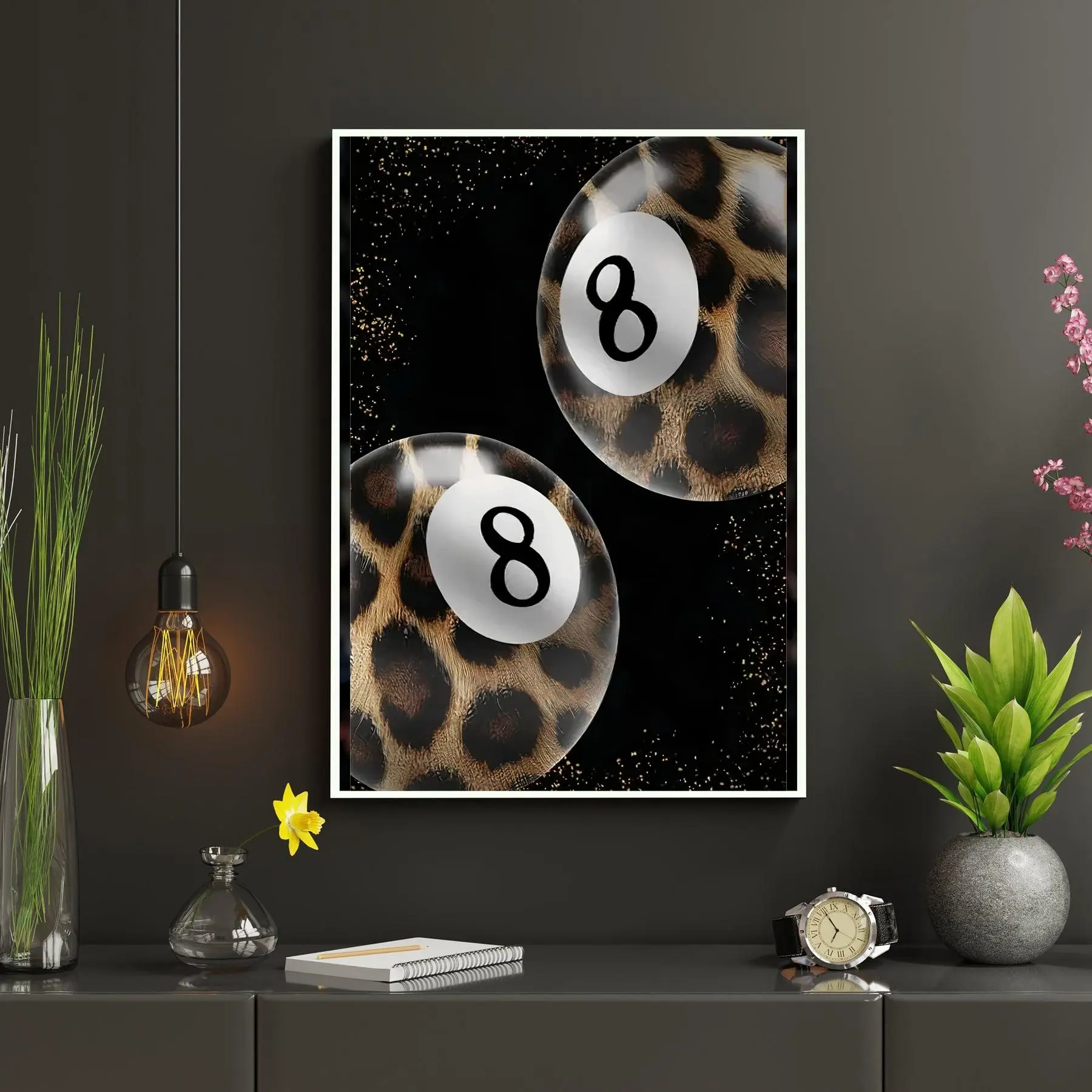 Leopard black 1 - POSTER NO FRAME Leopard black 1 - POSTER NO FRAME