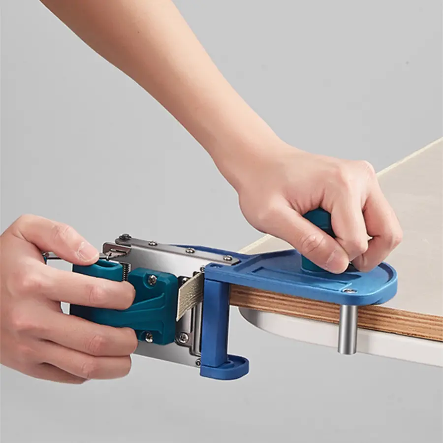 IMBOT Manual PVC Edge Banding Belt Cutter, Handheld Trimming Device for Edge Banding, for Hand Tool Enthusiasts Edge Trimmer Blades