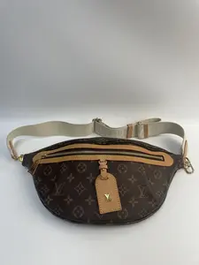 Pre-owned Louis Vuitton PVC Leather Crossbody Bags High Rise Bumbag Monogram【BF 12Z】
