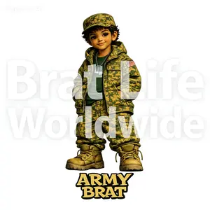 Male Army Brat Car Magnet