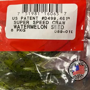 Zoom Super Speed Craw - Watermelon Seed