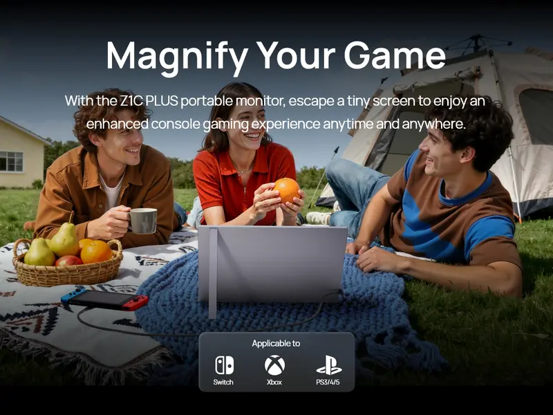 Product Introduction of ARZOPA Portable Monitor 16.1"/17.3" FHD 1080P 60Hz/144Hz Laptop Screen Extender for PC Mac Xbox Switch PS5 iPhone IPS Display Computer Display HDR External Screen Game Workfromhome 11