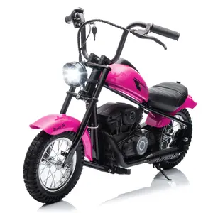 NEECHIPRO 24V Electric Kids Ride-on Motorcycle, 250W Motor 14MPH Fast Speed Kids Electric Dirt Bike, Electric Off-Road Motorcycle for Kids Riding