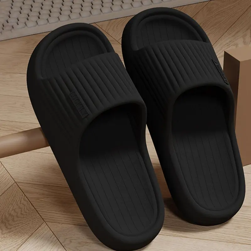 Men's Casual Plain Non-slip EVA Slides, Comfortable Soft Slippers, Trendy Soft Slippers for Indoor & Outdoor Use for All Seasons