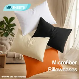 NTBAY 2 Pack Ultra Soft Microfiber Pillowcases – Cozy, Breathable, Wrinkle-Free Pillow Covers with Envelope Closure for Better Sleep
