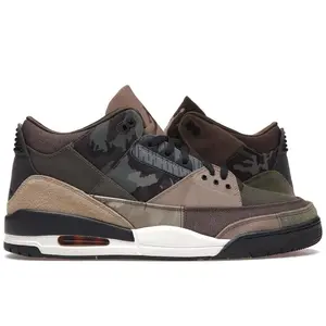 Jordan Men's 3 Retro Patchwork Camo Basketball Shoes, from StockX