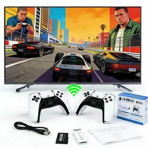 M15 Plus Retro Game Console Upgrade Version, Video Game Machine, Game Stick with Wireless Controller and Simulator Set, Essential for Classic Game Enthusiasts