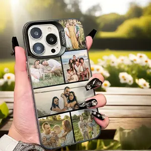 [Laser 6 Images] Customize your own personalized phone case with 6 photos, anti-drop, anti-slip, full-body protection, suitable for iPhone 12/13/14/15/16/17airPro Max, a thoughtful gift for the holidays