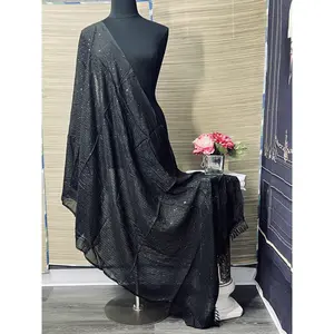Black sequin dupatta