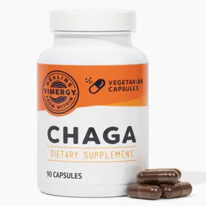 Vimergy Chaga Capsules – Superfood Cellular Support* – Cardiovascular Health Benefits* – Kosher, Vegan, Gluten-Free – 90 Capsules