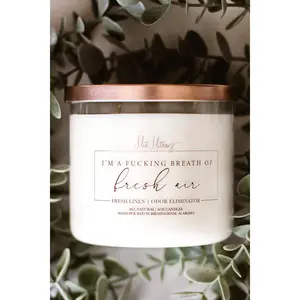 Fresh Linen: Odor Eliminator Candle