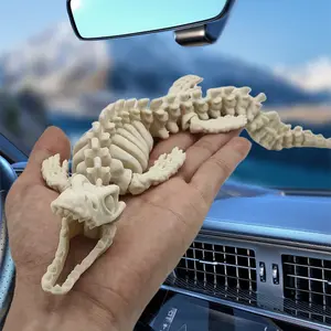 Realistic Mosasaurus Skeleton Car Interior Decoration, Large Dinosaur Bone Model, Ancient Modern Style Decor, Perfect Gift for Parties Home, Car Ornament