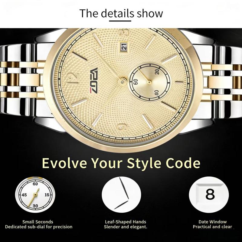 modern gentleman watch-——the top choice for Christmas gifts. 10m water resistance with a butterfly clasp and sapphire crystal.