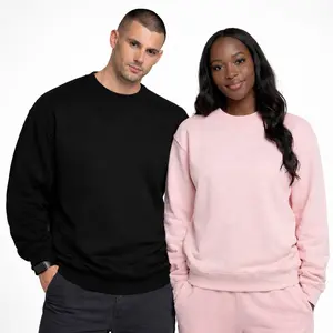 [3-Days Delivery] [Solid Colo]  Unisex Classic Cotton Crew Neck Sweatshirt S-5XL Sizing basic Sweatshirt breathable suitable for daily wear Essential Basic Wear