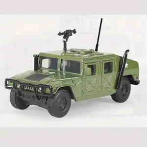 1:64 Metal Die-Cast Military Vehicle Model, Suitable for Home Decoration, Holiday Gifts, Christmas Gifts and Friends Magnetic Train Set
