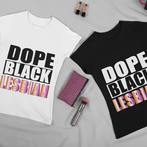 Dope Black Lesbian Crewneck Tee - Unisex