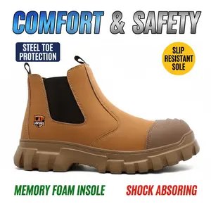 Lightweight Industrial Safety Shoes Steel Toe Smash-proof Splash-proof Puncture-proof Anti-slip Breathable - SpringStatements Multiple Colors Available