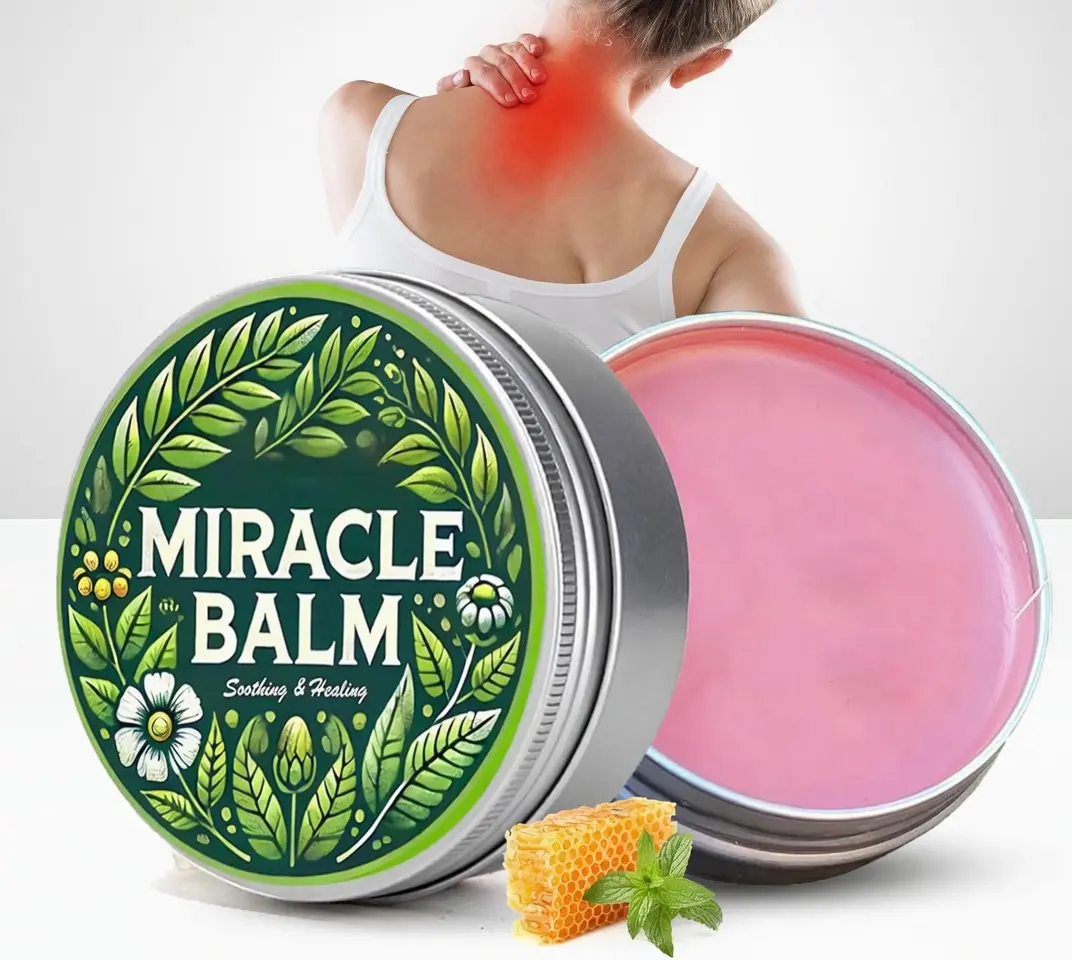 Miracle Balm Soothing Body Cream for Legs, Arms, Back, Hands & Feet, Natural Moisturizing Balm, Comforting Skin Care for Daily Use, Lightweight Formula, 30g, 1PC/2PC/3PC Available