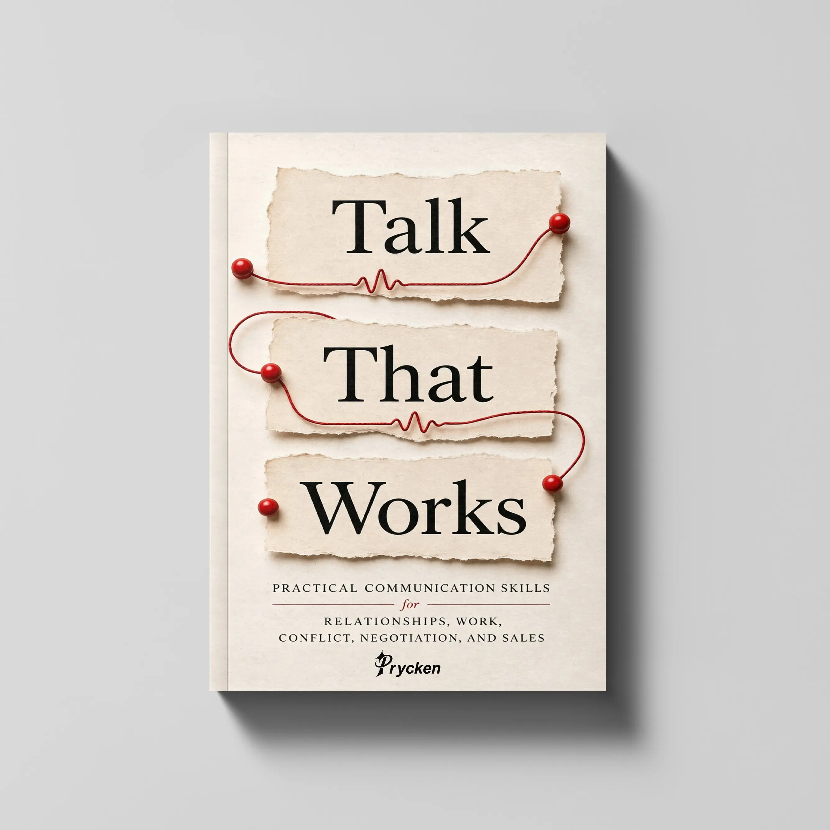 Prycken TALK THAT WORKS: Practical communication skills for relationships, work, conflict, negotiation, and sales| Personal Growth & Communication Book for Adults, Workplace Skills, Better Relationships & Everyday Reading| Limited-Time Shipping Included