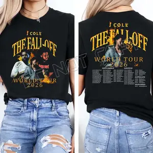 J Cole The Fall Off Tour 2026 T-Shirt, Swweatshirt, Hoodie
