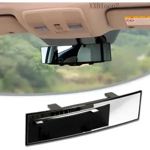12" Universal Interior Clip-On Panoramic Rearview Mirror, HD Anti-Glare Wide Angle Design to Reduce Blind Spots – Fits Cars, SUVs, Trucks, and Other VehiclesXXBloop210